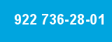922 736-28-01